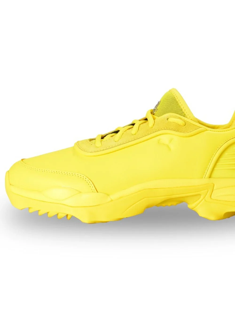 Puma X Scuderia Ferrari Nitefox Yellow Leather Sneakers Shoes US 9 UK 8 EU 42